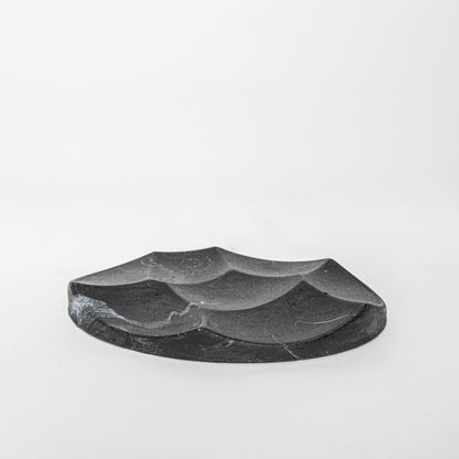 Charcoal Marble Jewelry Tray