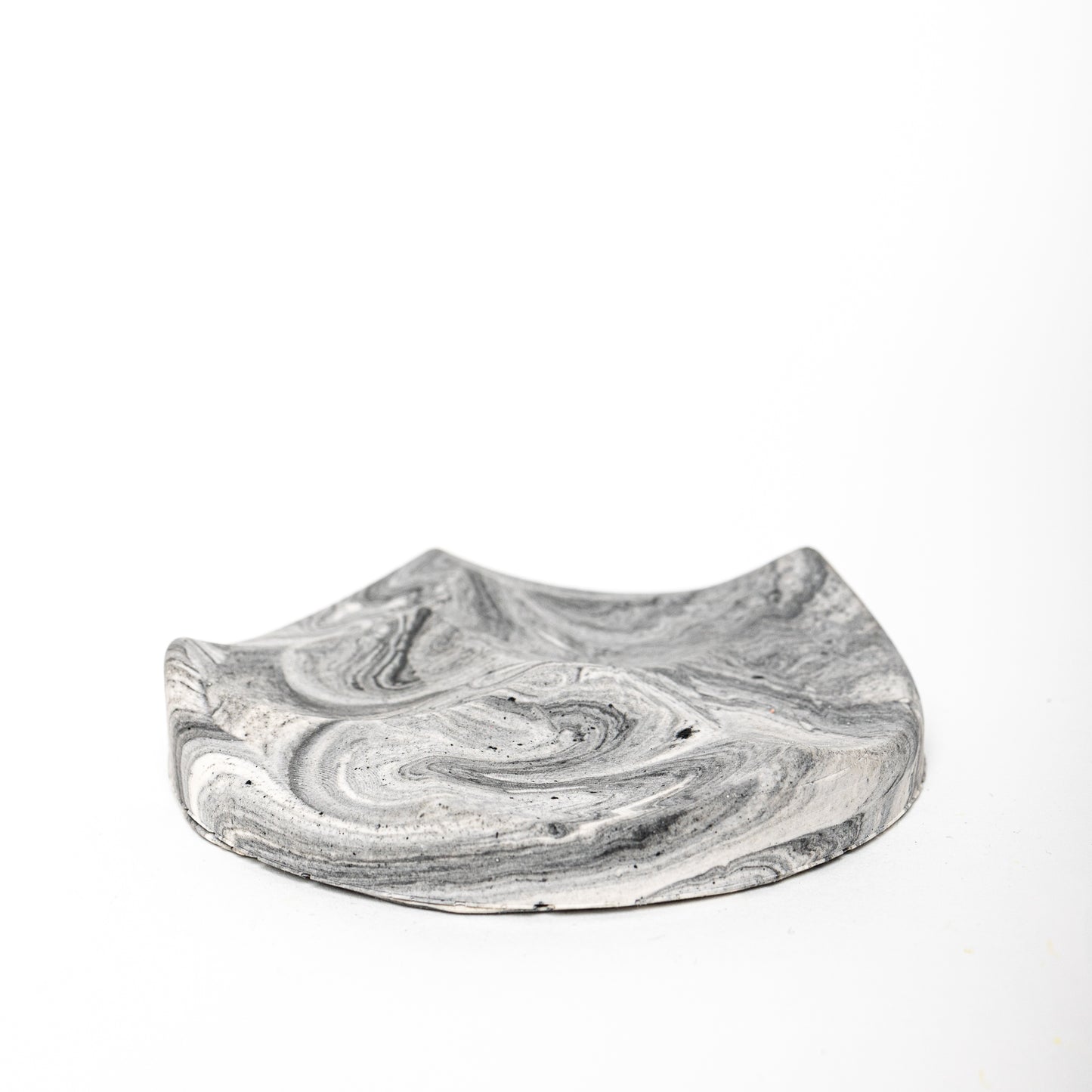 Small Grey Marble Jewelry Tray